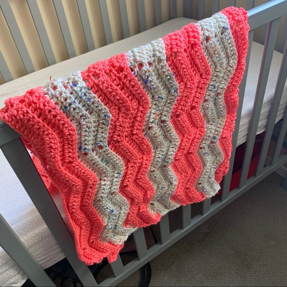 Made by Grandma - Hand Crocheted Baby Blanket - Picture 2 of 6